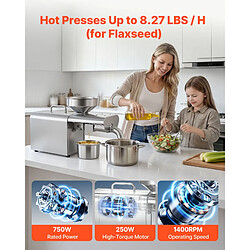 Acheter VEVOR 25-WK898B - Stainless steel color - 750 W - 3,75 kg/h