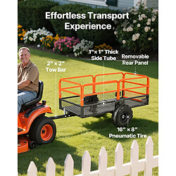 Avis VEVOR TC4278 - 623 L - 725,75 kg - Pneus 40,64 cm