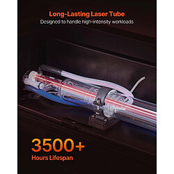 Avis VEVOR SH-460 - 60 W - 600x400 mm - Passage 4 voies - CO2 - Acier galvanisé - Compatible LightBurn/RDWorks - Assistance d’air - Pompe à eau