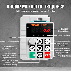 Avis VEVOR AT1-7500X - Variateur de fréquence 7,5 kW 10 CV - 34 A - 220-240 V - 0-400 Hz