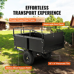 VEVOR BTC002C - Noir / 0,4 m³ - 340 kg pas cher