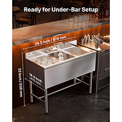 Avis VEVOR JC-BAR-3B38-320 - Inox 304 - 97,8 cm