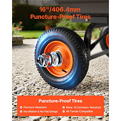 Avis VEVOR TC4283 - 680 kg - Benne PP 0,42 m³ - Poignée convertible