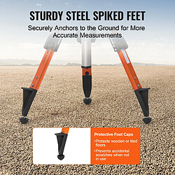 Acheter VEVOR ELV-170 - Orange/Aluminium/Noir - 690-1720 mm - 9,07 kg - 5/8"-11 - Niveau à bulle