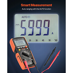 Acheter VEVOR SS100 - Multimètre numérique TRMS 6000 points