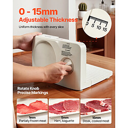 Acheter VEVOR SL-5803D23B3 - Beige - 180 W - Lame 170 mm - Épaisseur 0-15 mm - Pliable