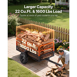 Acheter VEVOR TC4278 - 623 L - 725,75 kg - Pneus 40,64 cm