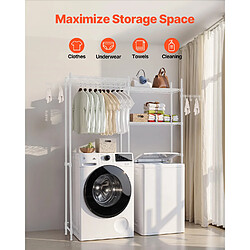 Avis VEVOR TZ-HA005 - White - Étagère 5 niveaux pour lave-linge/sèche-linge