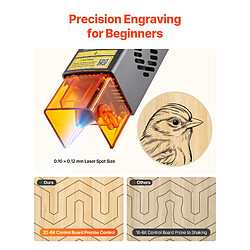 Acheter VEVOR JL3PRO - Graveur Laser 10 W - 300 x 300 mm - Boîtier de protection - Classe 1