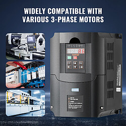 VEVOR A2-8075 - 7,5 kW 35 A - Entrée 1PH/3PH 220 V - Sortie 3PH 220 V 0-400 Hz pas cher
