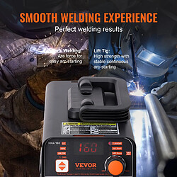 Avis VEVOR MMA-160-NA - 160 A - Portable 220 V - Écran LED - VRD - Lift TIG