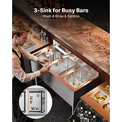 Acheter VEVOR JC-BAR-3B38-320 - Inox 304 - 97,8 cm