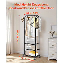 Avis VEVOR YD0059 - Noir - 47 x 43,5 x 180,5 cm, 45 kg