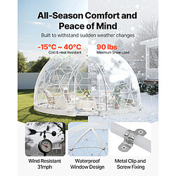 Acheter VEVOR GB-DOME-12 - Transparent / Blanc - 4 à 7 personnes