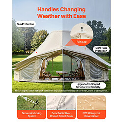 Acheter VEVOR ZJXYMGBDWZ-6M - Light beige / 10 à 12 personnes