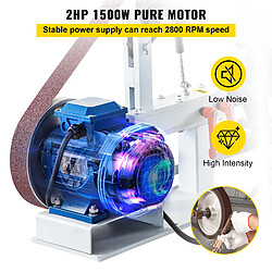 Acheter VEVOR BS282V - Ponceuse à bande 2" x 82" - 1,5 kW - 0–2800 tr/min