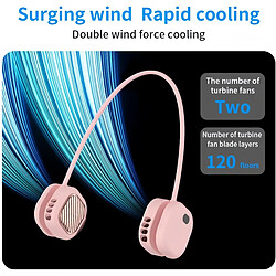 Acheter ByteLike Ventilateur de cou rose portable double flux