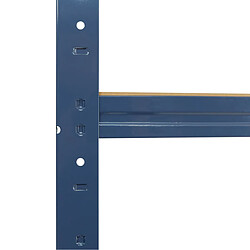 Avis shelfplaza HOME 200x120x30 cm Étagère charges lourde en bleu avec 7 étagères 125 kg par étagère