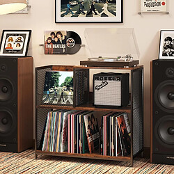 Avis ByteLike Meuble vinyles style industriel rétro