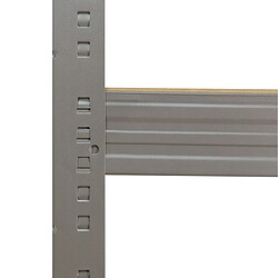 Avis shelfplaza PRO 200x50x50 cm Étagère charges lourde en gris avec 6 étagères 166 kg par étagère