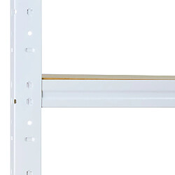Avis shelfplaza HOME 180x40x40 cm Étagère charges lourde en blanc avec 6 étagères 145 kg par étagère