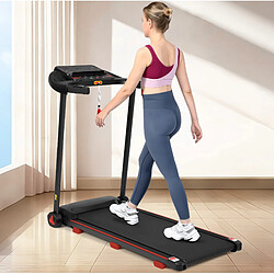Avis MIVRAY Laufband pliable pour maison, 8 % d'inclinaison, 14 km/h, noir