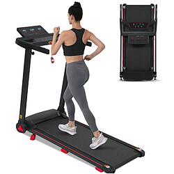 MIVRAY Tapis de course pliable 3,0 PS, inclinaison 8 %, 14 km/h, noir pas cher