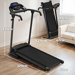 Avis MIVRAY Tapis de course pliable 2 en 1, 120 kg, App, noir