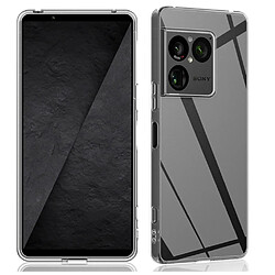 Htdmobiles Coque pour Sony Xperia 1 VIII - housse etui silicone gel fine + film ecran - TRANSPARENT TPU 