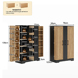 ByteLike Armoire de cuisine multifonction 120 × 78 × 35 cm pas cher