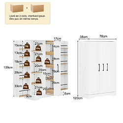 ByteLike Armoire de cuisine multifonction 120 × 78 × 35 cm pas cher