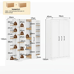 ByteLike Armoire haute de cuisine 150 × 78 × 40 cm pas cher