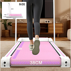 Avis MIVRAY Tapis de course pliable 8 km/h rose