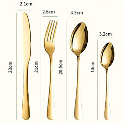 ByteLike Ménagère inox 24 pièces pas cher