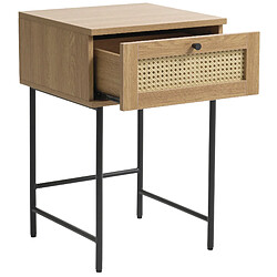 Acheter SELSEY - Table de chevet Mogest - 45 cm - Beige