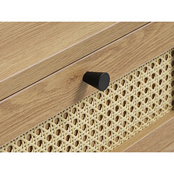 SELSEY - Table de chevet Mogest - 45 cm - Beige pas cher