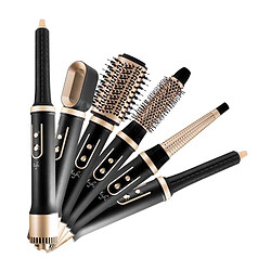 Yoghi - Brosse Chauffante Multifonction 11en1 - Malette De Transport - 11 Embouts De Coiffure 