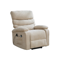 Acheter modfu Fauteuil releveur électrique massage et chaleur, beige clair