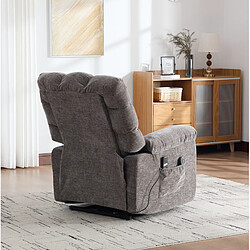 Acheter modfu Fauteuil releveur électrique massage chauffant gris 83x99x103 cm