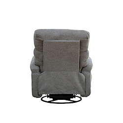 Acheter modfu Fauteuil relax électrique pivotant 360° gris avec massage et chaleur