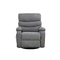 modfu Fauteuil relax électrique pivotant 360° gris avec massage et chaleur pas cher