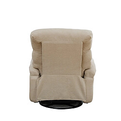 Acheter modfu Fauteuil relax électrique pivotant 360° massage chaleur beige clair
