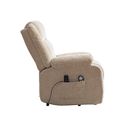 modfu Fauteuil relax électrique releveur massage chauffant 93 x 103 x 104 cm pas cher