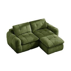 Acheter modfu Canapé d’angle modulable 2 places 194x160x68 cm vert