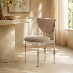 Avis MIVRAY Lot de 2 chaises de salle à manger scandinaves kaki, métal, montage facile