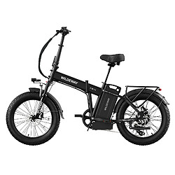 Vélo Électrique Pliable Wildeway FW11, 1680 Wh, Pneus 20", Noir pas cher