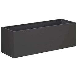 Avis vidaXL Cache-pot de jardin 2 pc Noir 60 x 20 x 20 cm