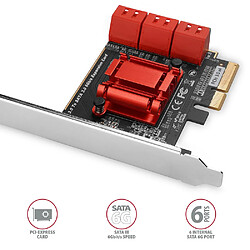 Axagon Carte contrôleur SATA PCIe - 6 ports pas cher