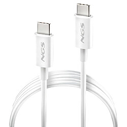 Acheter Ngs Câble USB-C mâle-mâle Zyro - 1 m - 60 W - Blanc