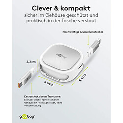Goobay Câble USB-C rétractable - 1 m pas cher
